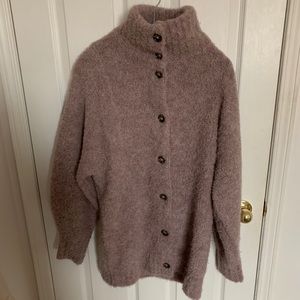 Aritzia oversized alpaca cardigan size medium